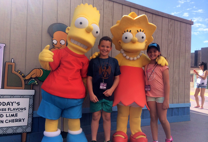 Theme park family fun